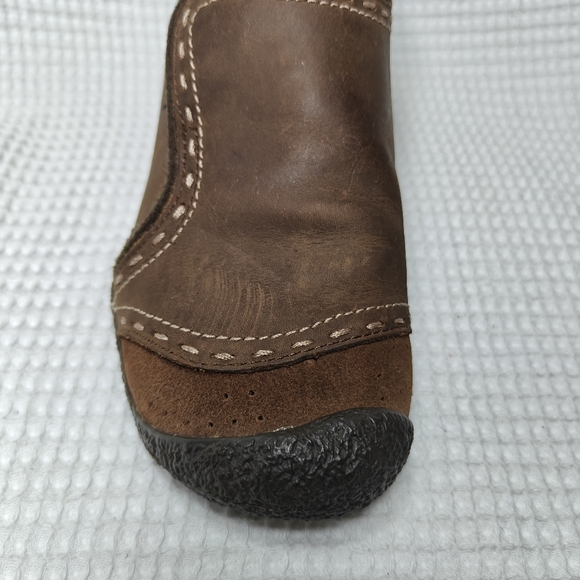 KEEN Clog Loafer Brown Leather Casual Leather Slip On Womens Shoe Size 7.5 - Picture 3 of 9